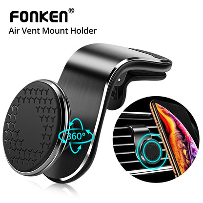 MagMount Pro™ — 360° Magnetic Car Phone Holder (Air Vent Mount)
