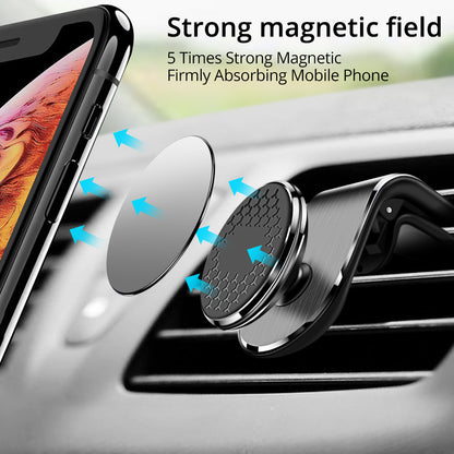 MagMount Pro™ — 360° Magnetic Car Phone Holder (Air Vent Mount)