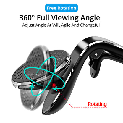 MagMount Pro™ — 360° Magnetic Car Phone Holder (Air Vent Mount)