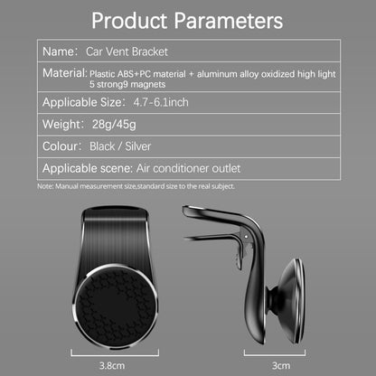 MagMount Pro™ — 360° Magnetic Car Phone Holder (Air Vent Mount)