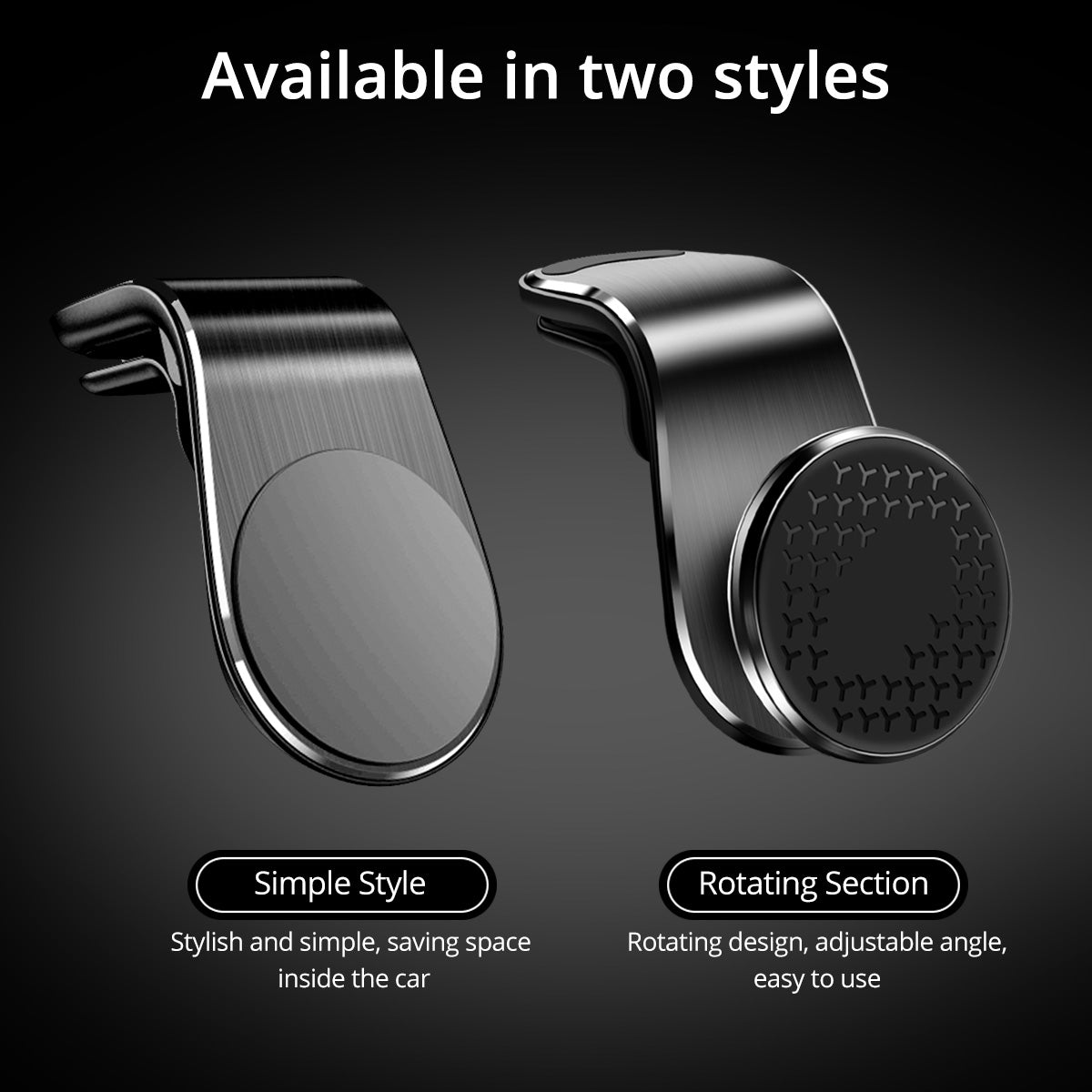 MagMount Pro™ — 360° Magnetic Car Phone Holder (Air Vent Mount)