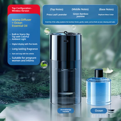 AirFresh Pro™ — Smart Car Aromatherapy Diffuser & Air Freshener (with Essential Oil)