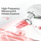 Anti-Wrinkle 4-in-1 EMS facial device - high-frequency microcurrent technology graphic